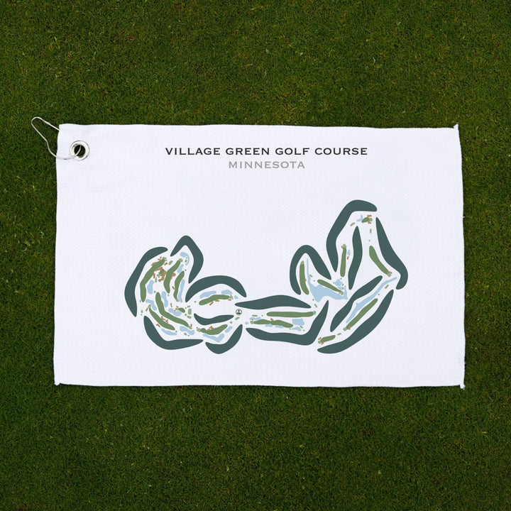 Village Green Golf Course, Minnesota (Landscape) - Printed Golf Courses