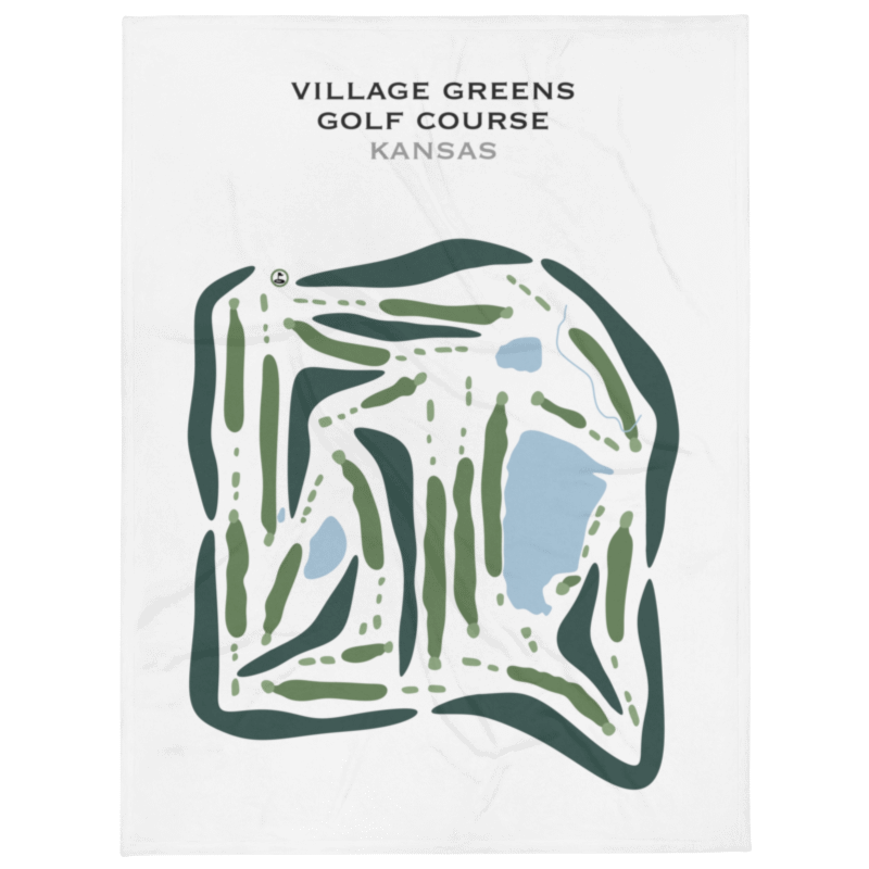 Village Greens Golf Course, Kansas - Printed Golf Courses