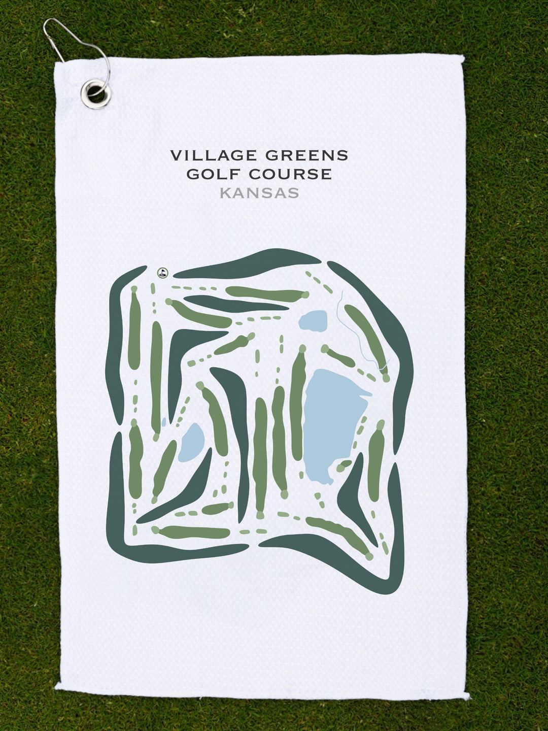 Village Greens Golf Course, Kansas - Printed Golf Courses