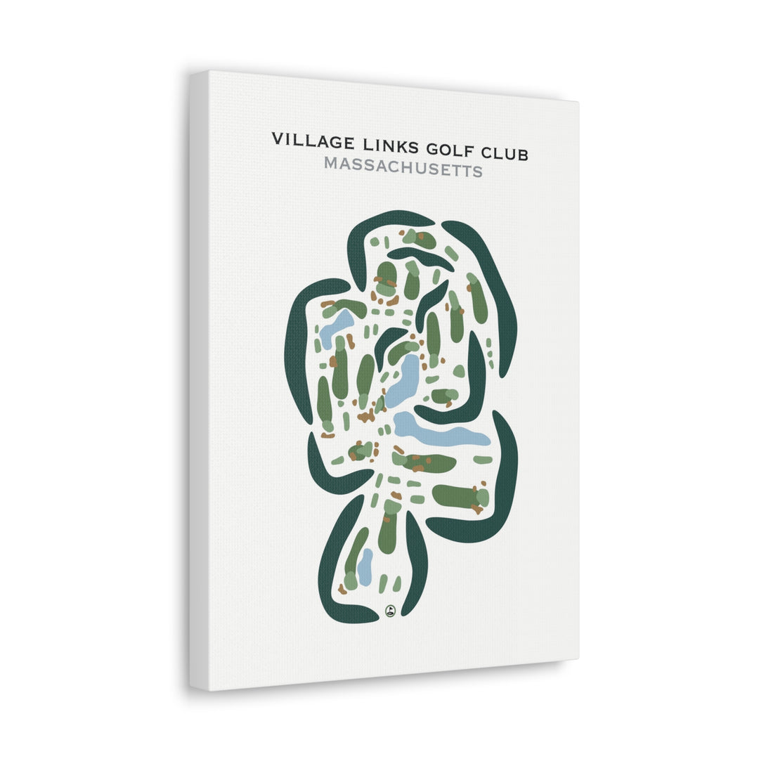 Village Links Golf Club, Massachusetts - Printed Golf Courses