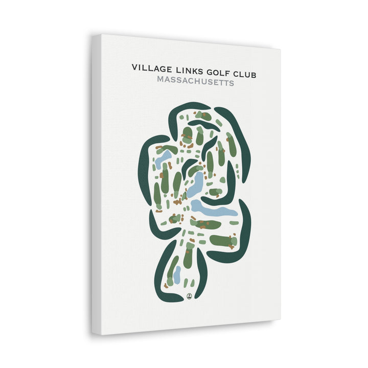Village Links Golf Club, Massachusetts - Printed Golf Courses