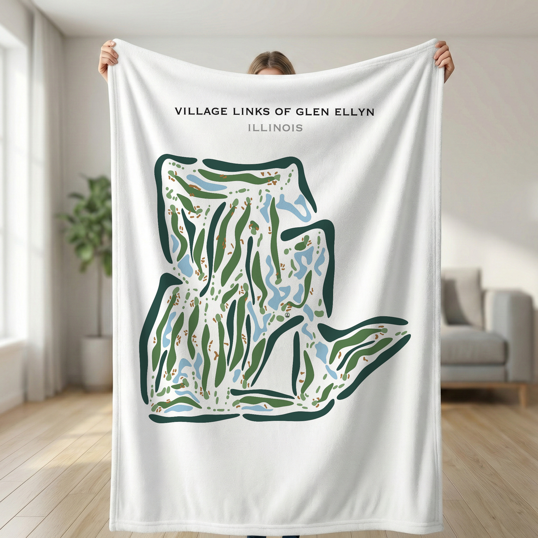 Village links of Glen Ellyn, Illinois - Printed Golf Courses