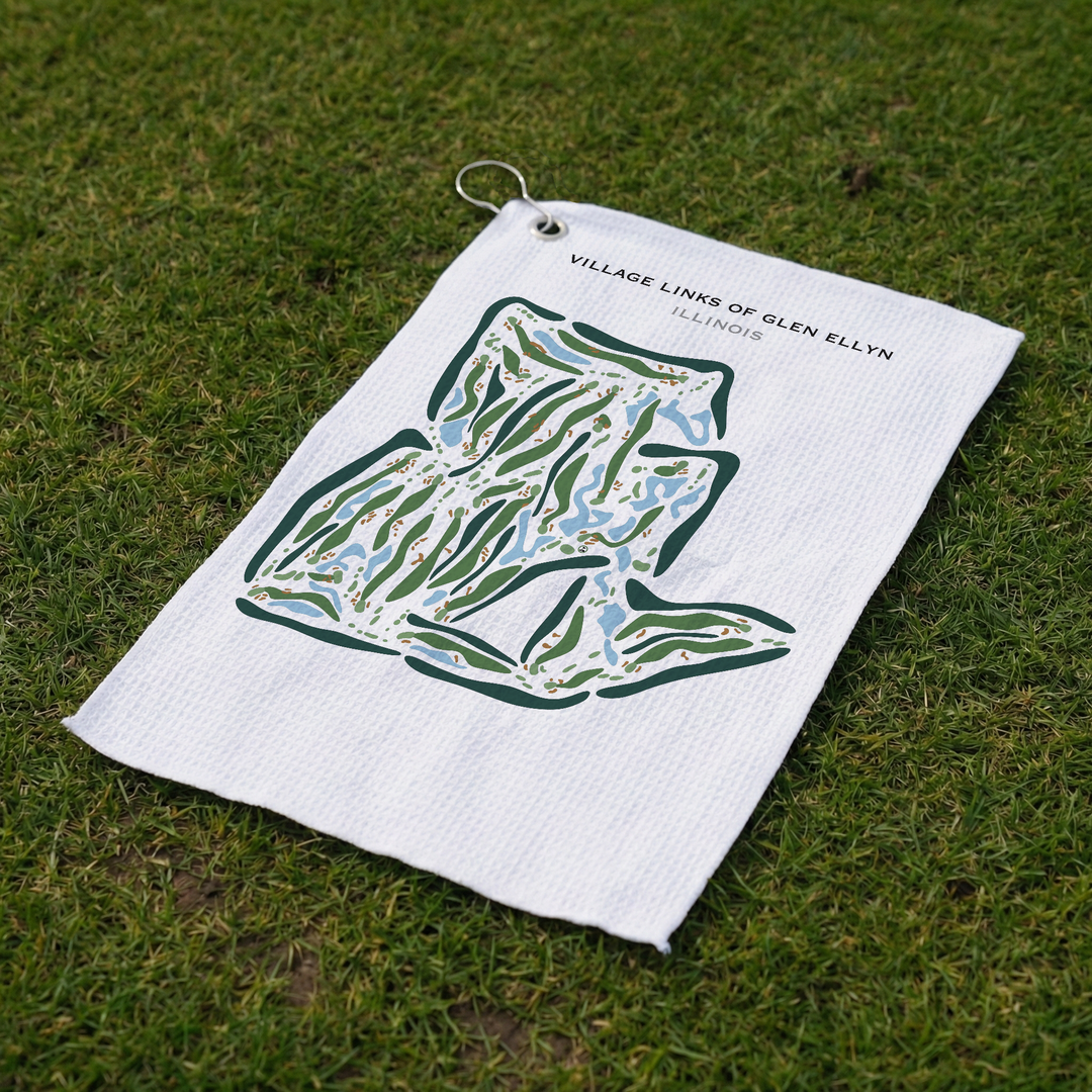 Village links of Glen Ellyn, Illinois - Printed Golf Courses