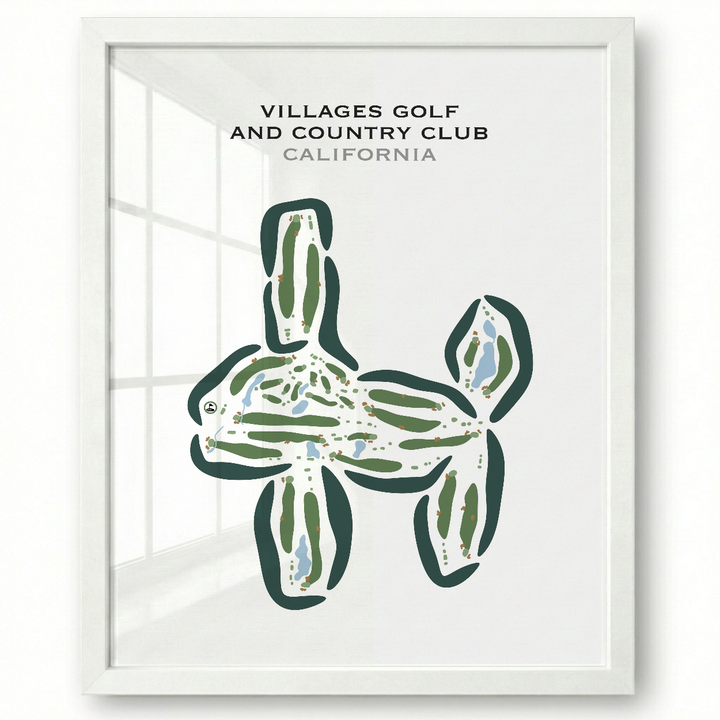Villages Golf & Country Club, California - Printed Golf Courses