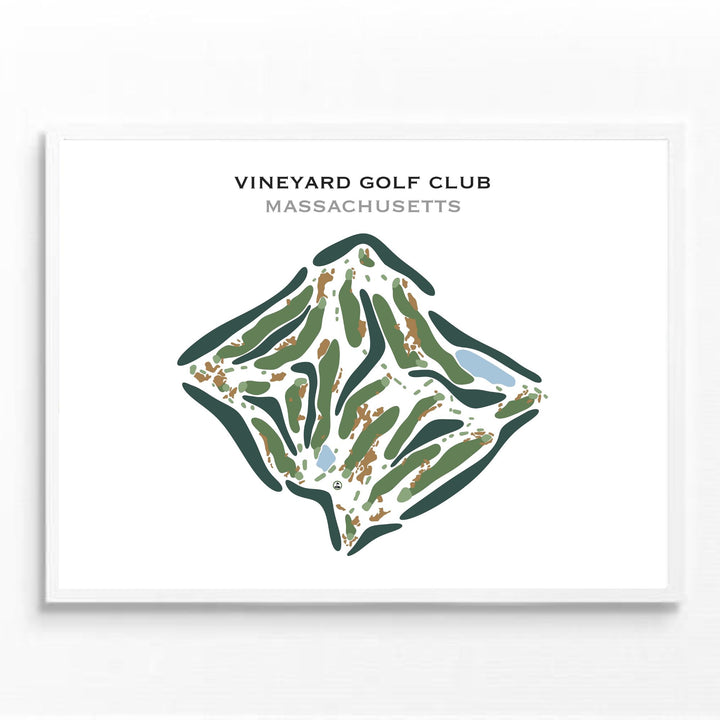 Vineyard Golf Club, Massachusetts - Printed Golf Course