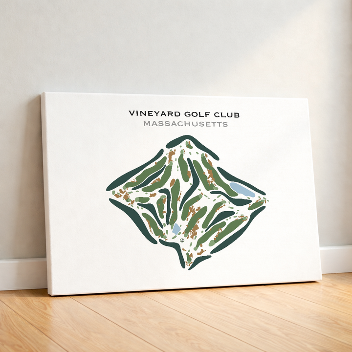 Vineyard Golf Club, Massachusetts - Printed Golf Course