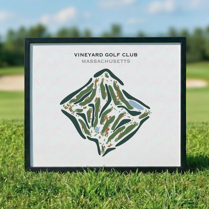 Vineyard Golf Club, Massachusetts - Printed Golf Course