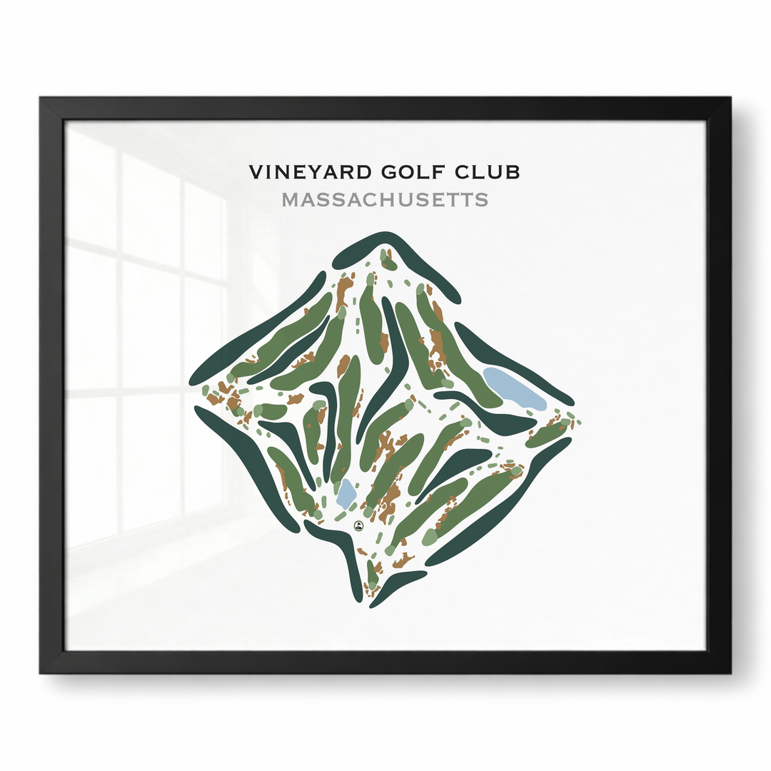 Vineyard Golf Club, Massachusetts - Printed Golf Course