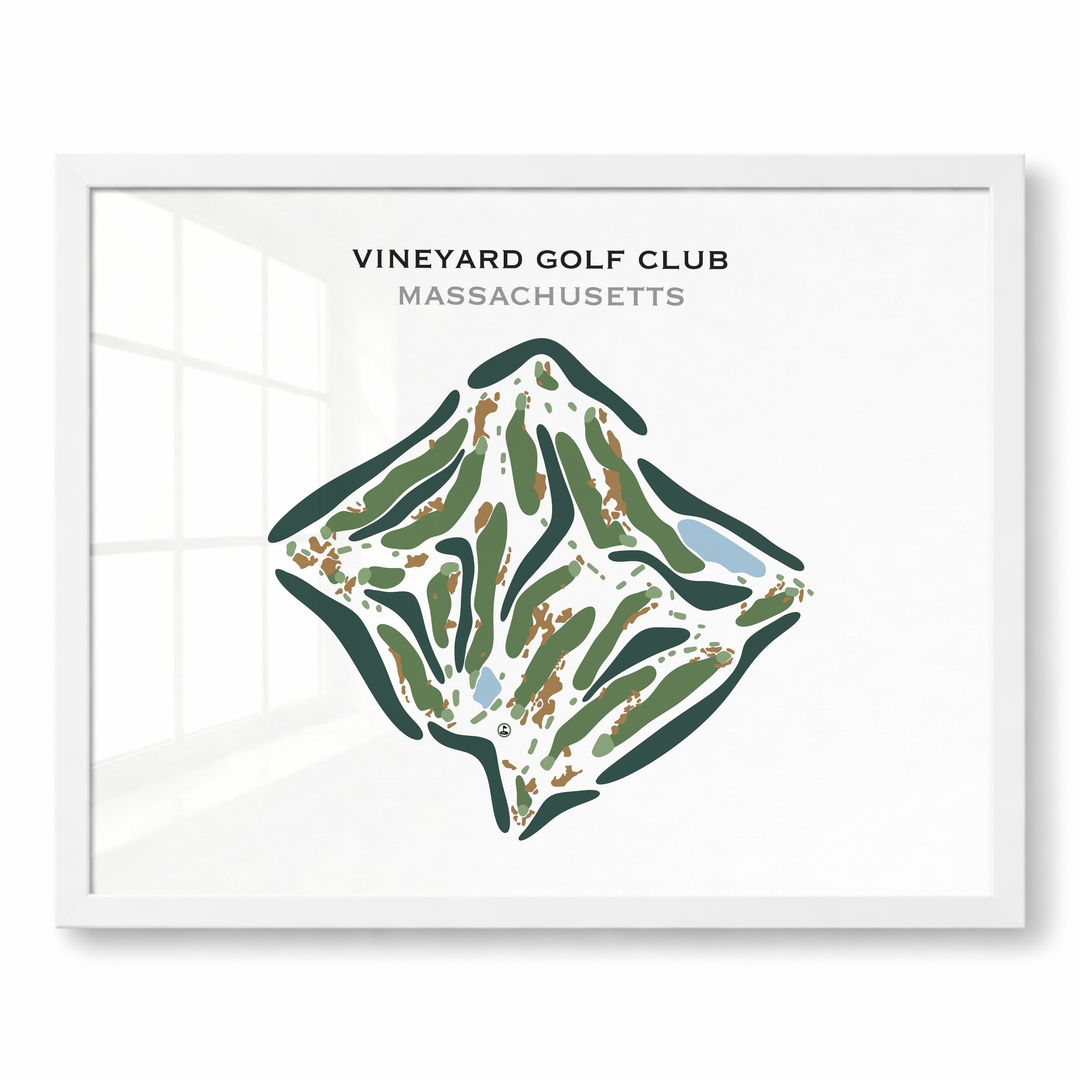 Vineyard Golf Club, Massachusetts - Printed Golf Course
