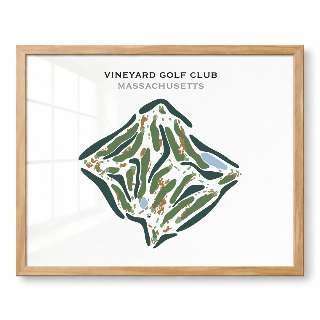 Vineyard Golf Club, Massachusetts - Printed Golf Course