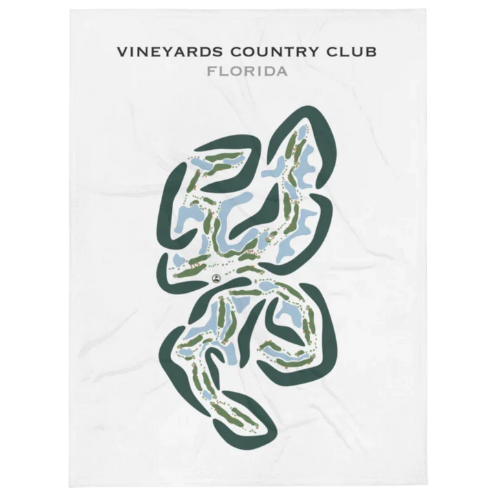 Vineyards Country Club, Florida - Printed Golf Courses