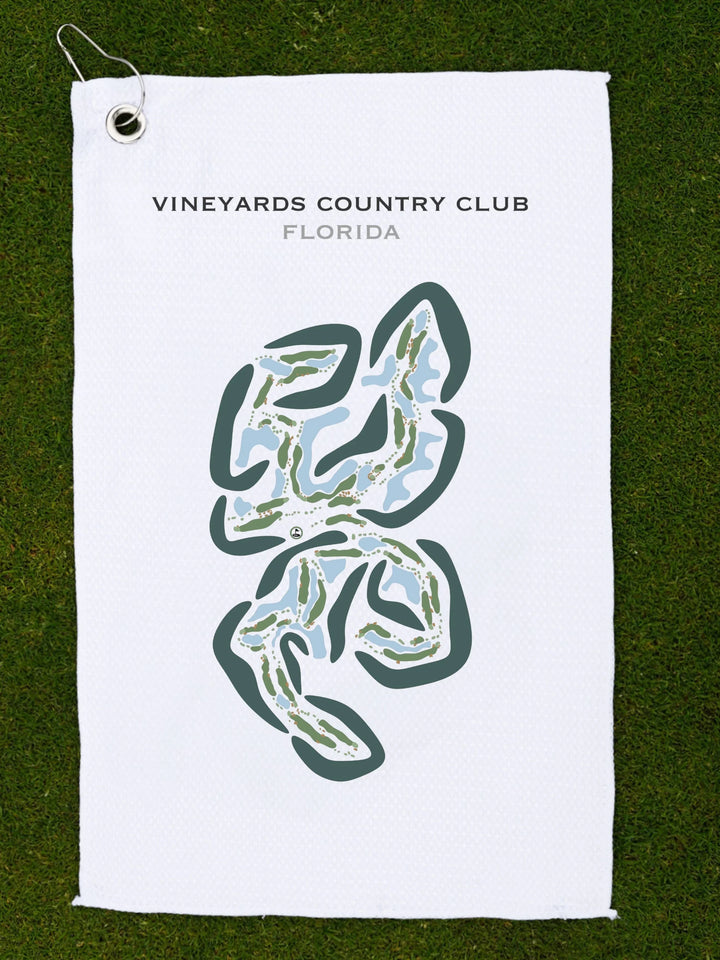 Vineyards Country Club, Florida - Printed Golf Courses
