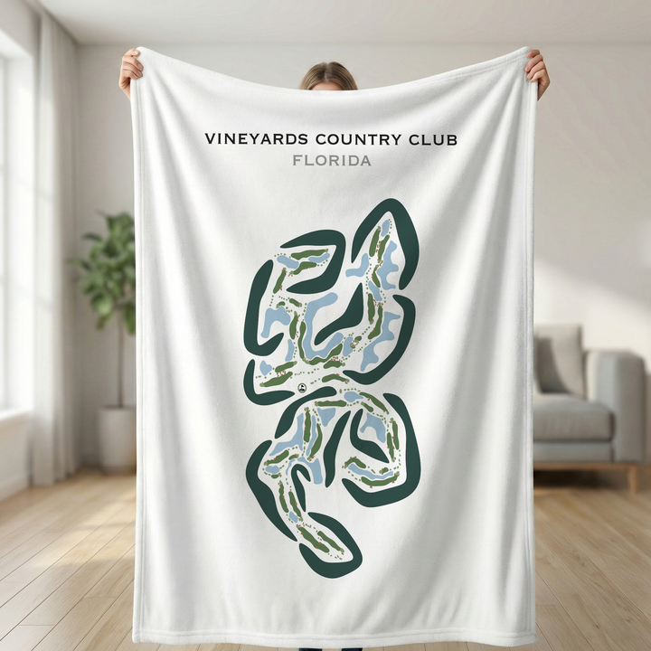 Vineyards Country Club, Florida - Printed Golf Courses