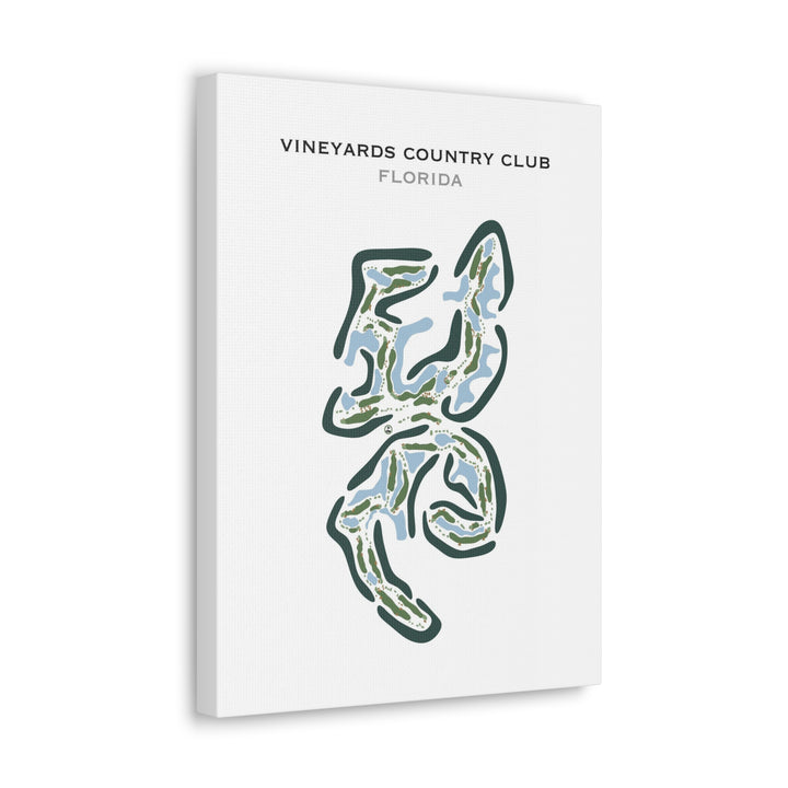 Vineyards Country Club, Florida - Printed Golf Courses