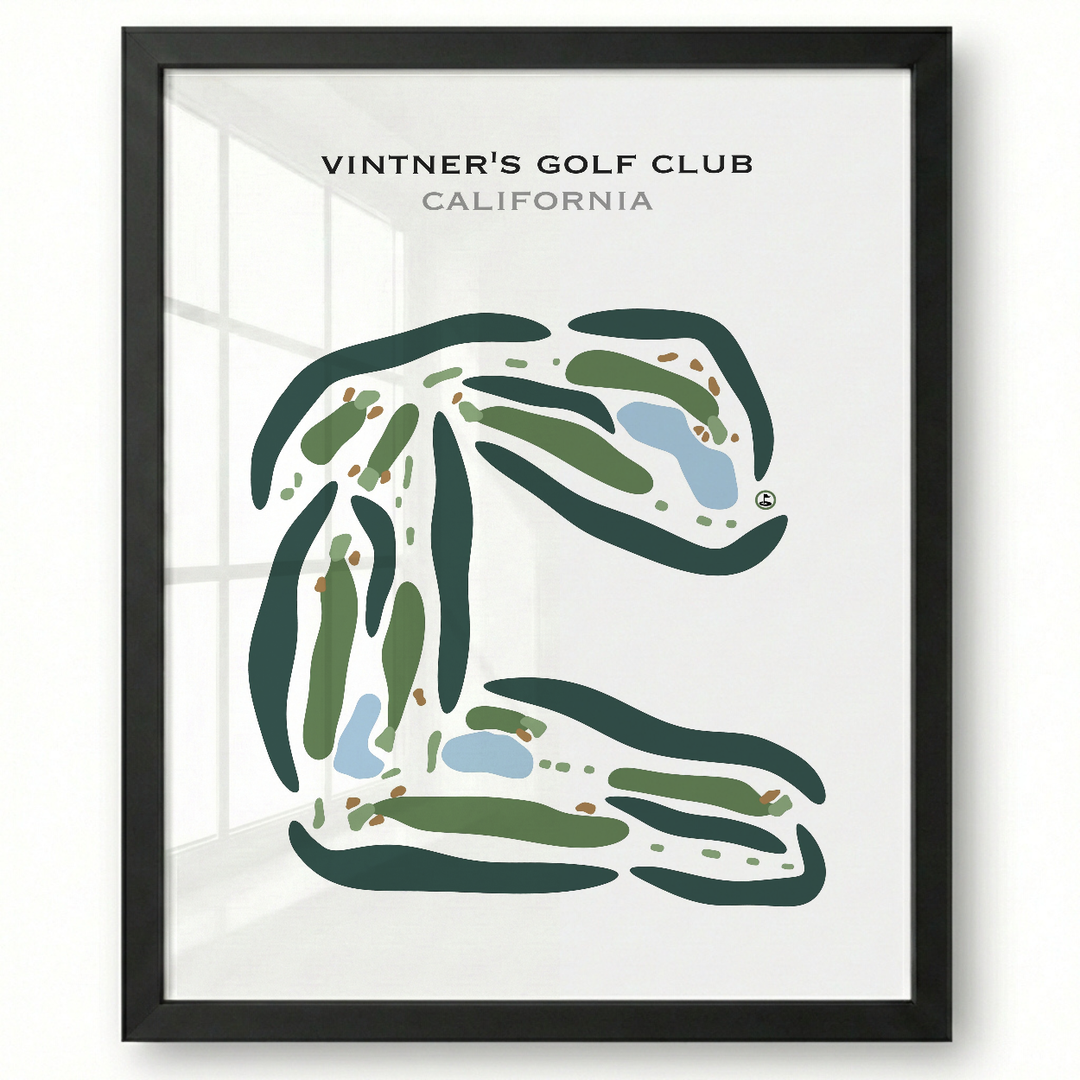 Vintner's Golf Club, California - Printed Golf Courses