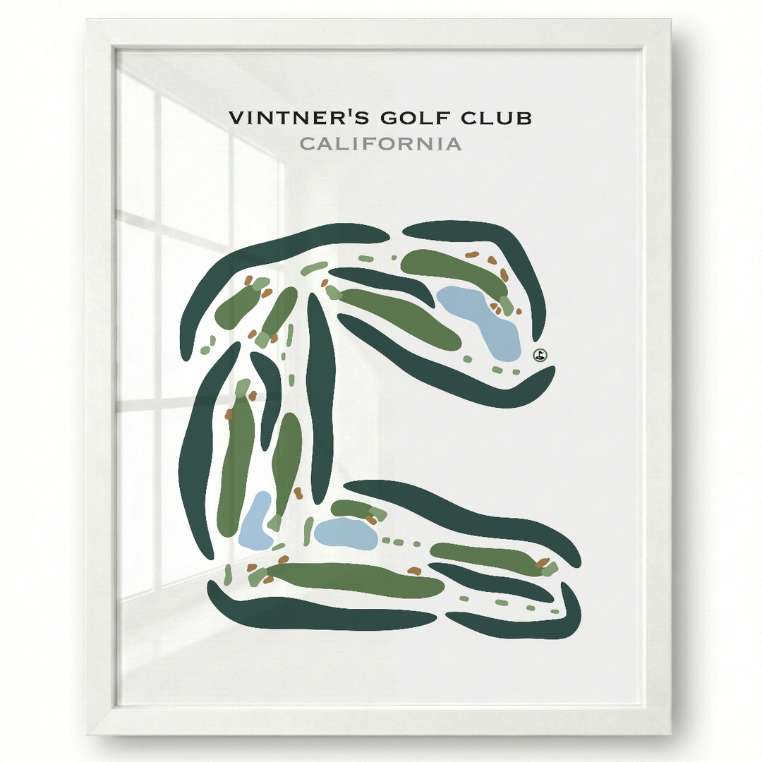 Vintner's Golf Club, California - Printed Golf Courses