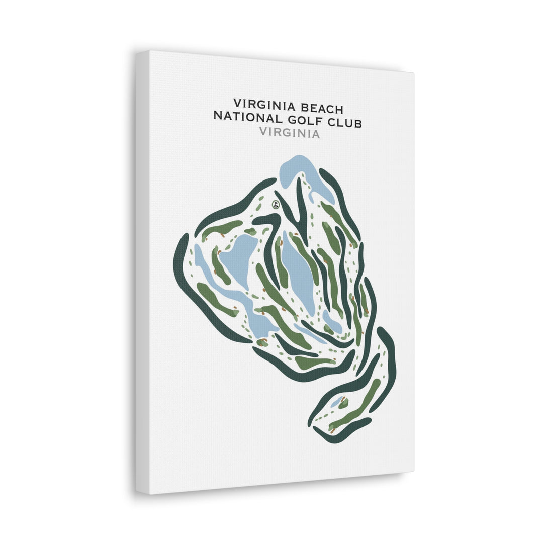 Virginia Beach National Golf Club, Virginia - Printed Golf Courses