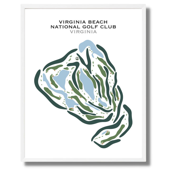 Virginia Beach National Golf Club, Virginia - Printed Golf Courses