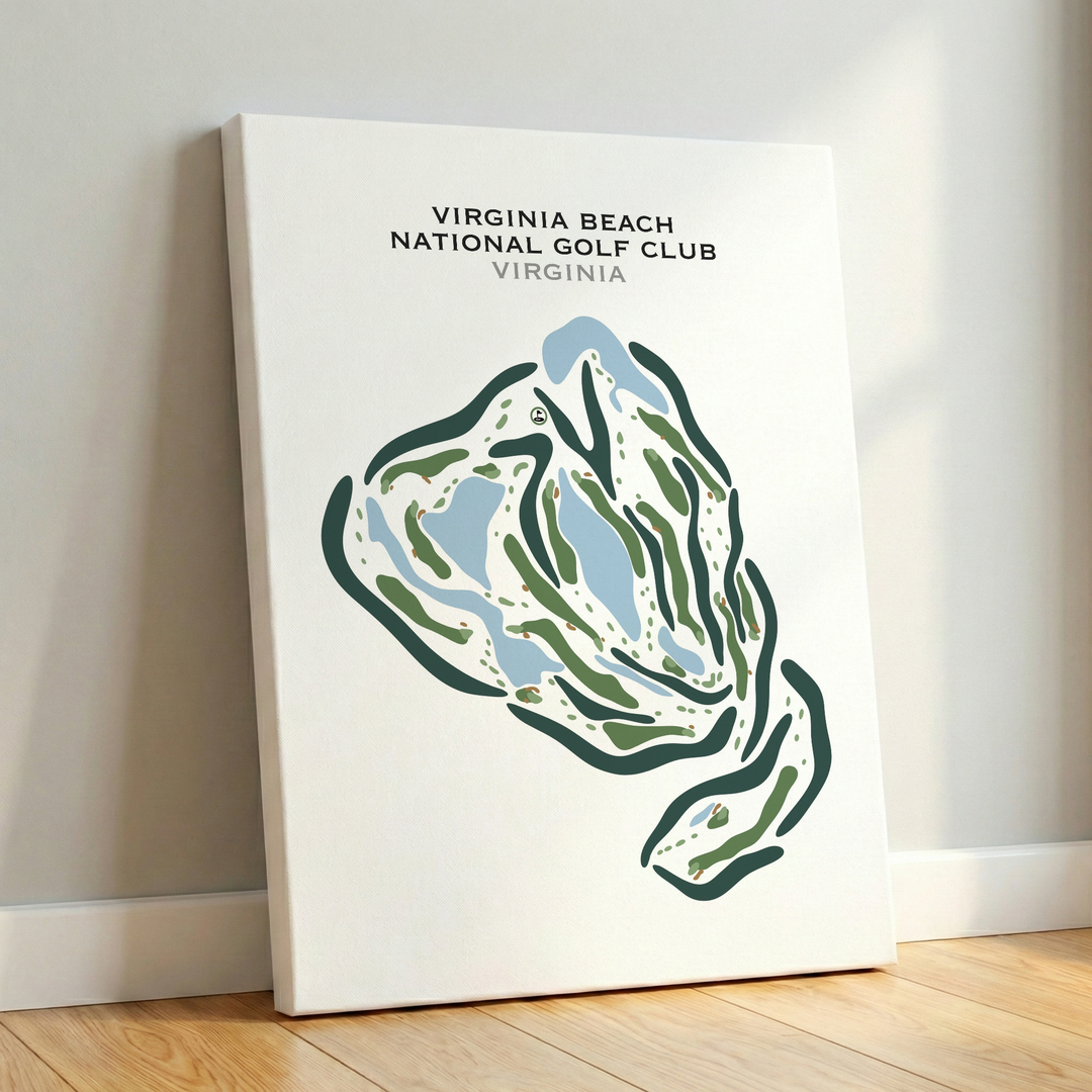 Virginia Beach National Golf Club, Virginia - Printed Golf Courses