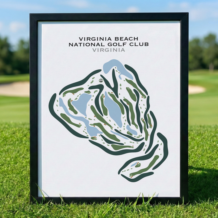Virginia Beach National Golf Club, Virginia - Printed Golf Courses
