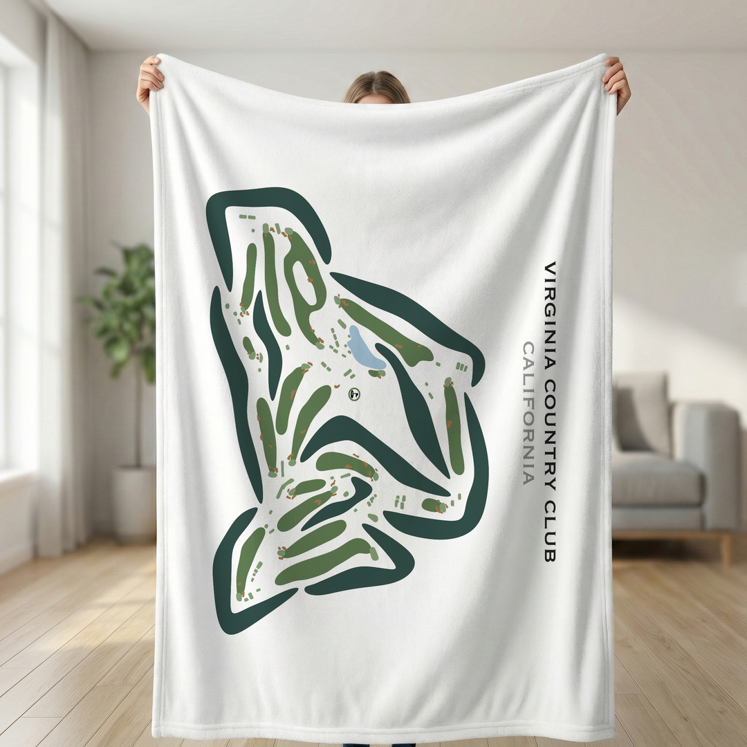 Virginia Country Club, California - Printed Golf Courses