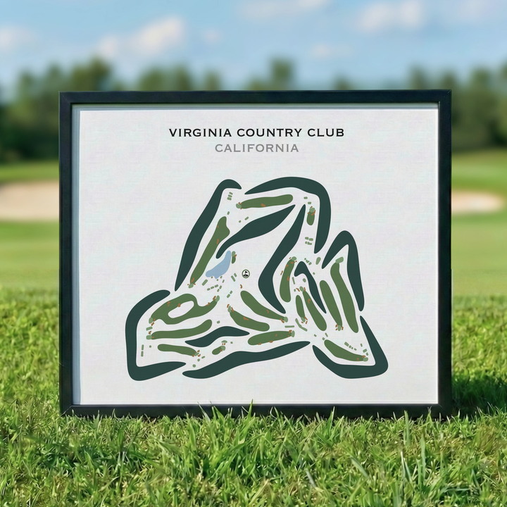 Virginia Country Club, California - Printed Golf Courses