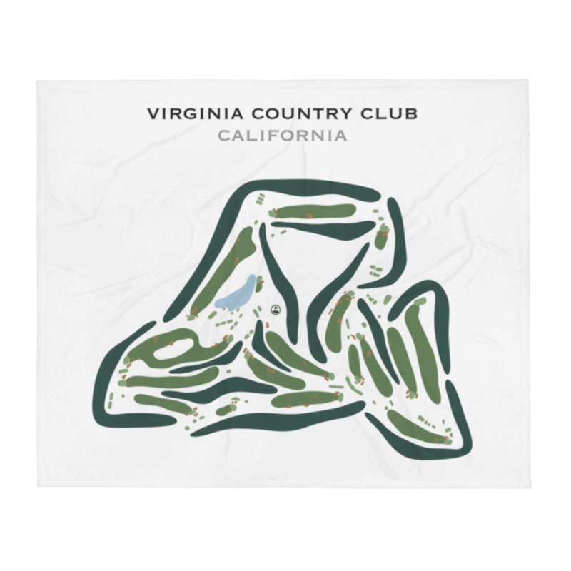 Virginia Country Club, California - Printed Golf Courses