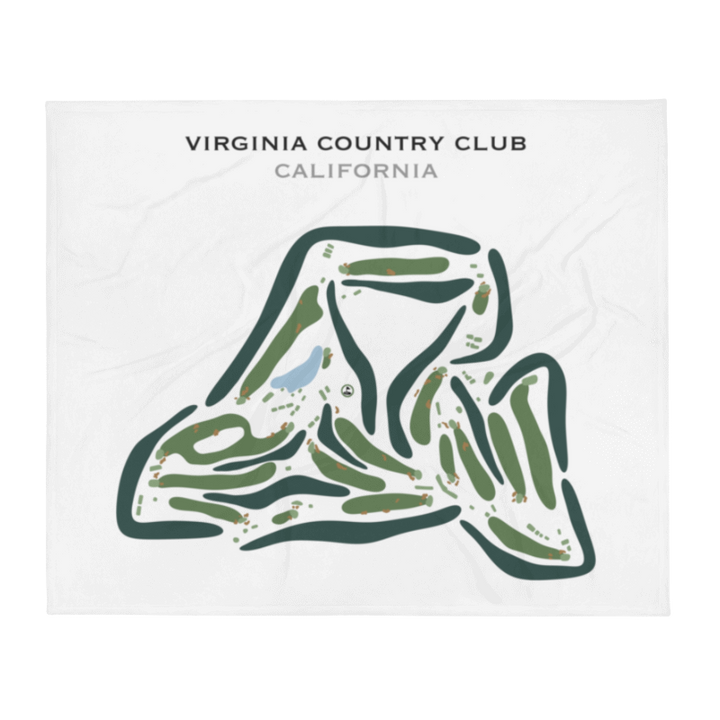 Virginia Country Club, California - Printed Golf Courses