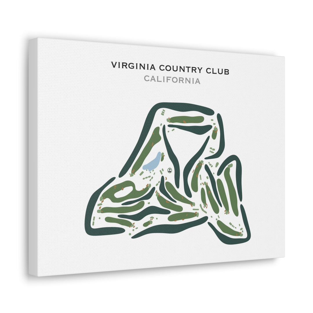 Virginia Country Club, California - Printed Golf Courses