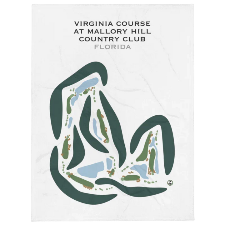 Virginia Course at Mallory Hill Country Club, Florida - Printed Golf Courses