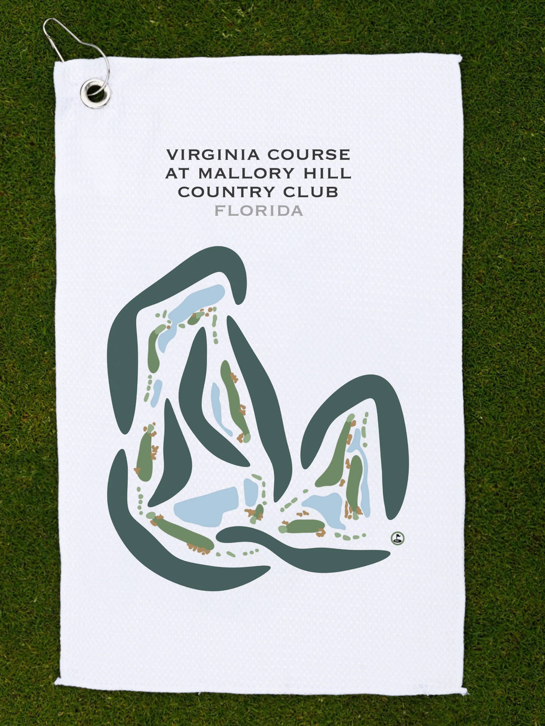 Virginia Course at Mallory Hill Country Club, Florida - Printed Golf Courses