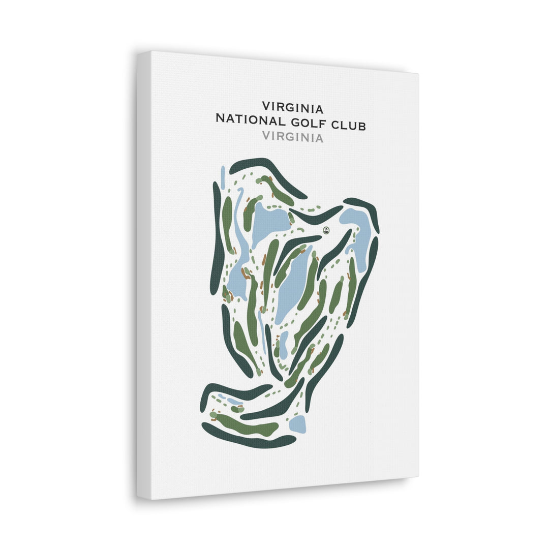 Virginia National Golf Club, Virginia - Printed Golf Course