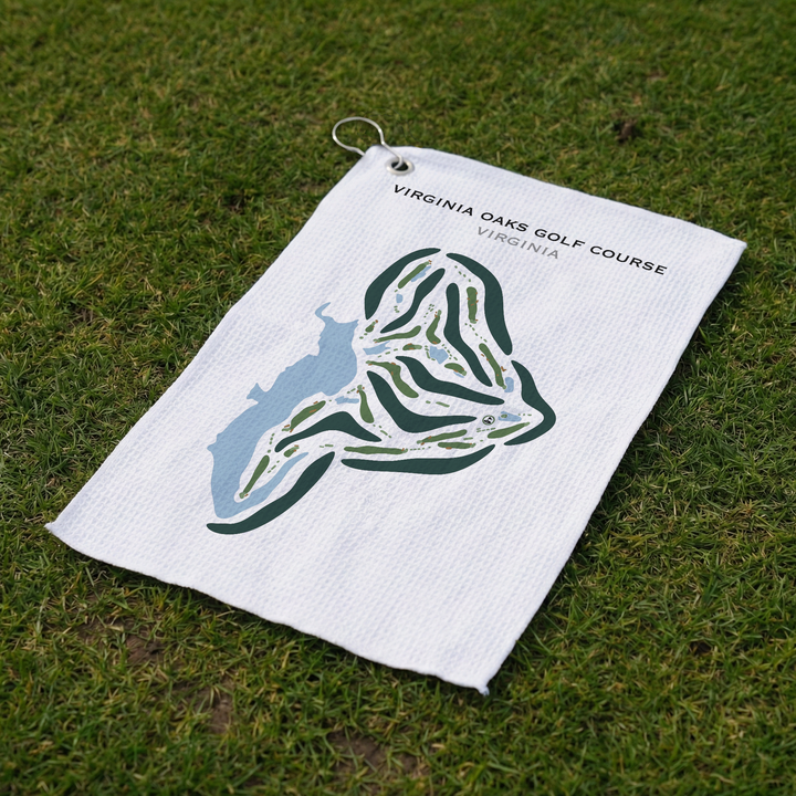 Virginia Oaks Golf Course, Virginia - Printed Golf Courses