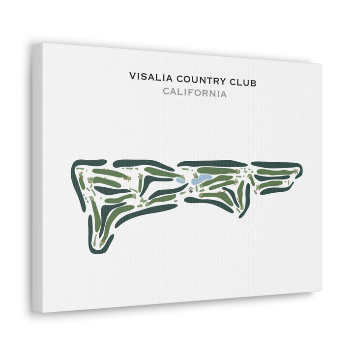 Visalia Country Club, California - Printed Golf Course