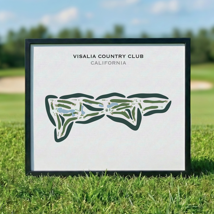 Visalia Country Club, California - Printed Golf Courses