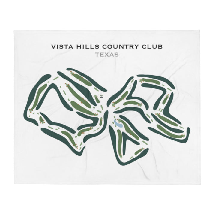 Vista Hills Country Club, Texas - Printed Golf Course