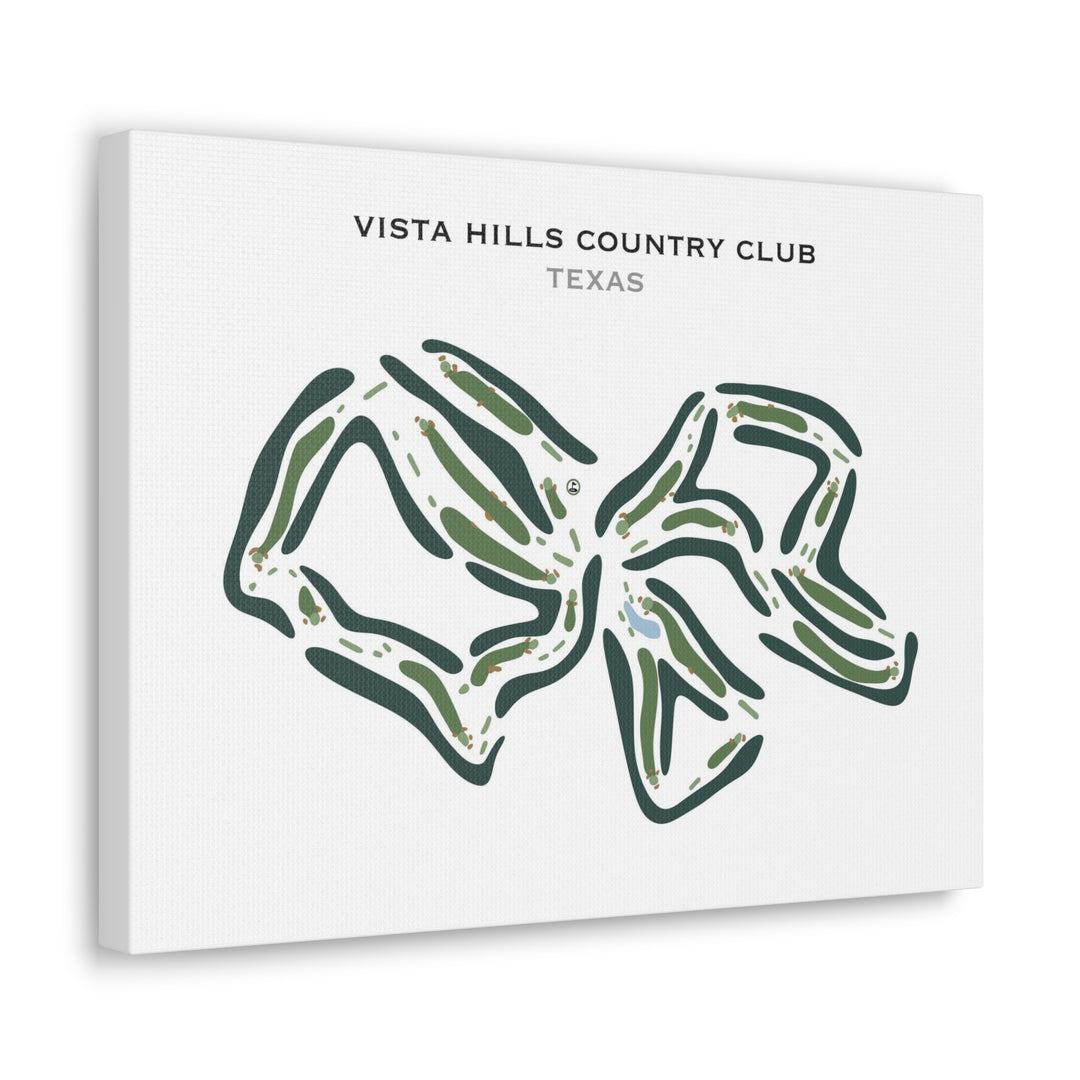 Vista Hills Country Club, Texas - Printed Golf Course