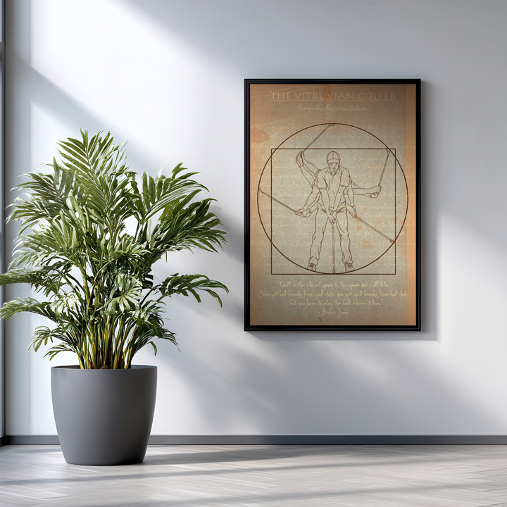 Vitruvian Golfer