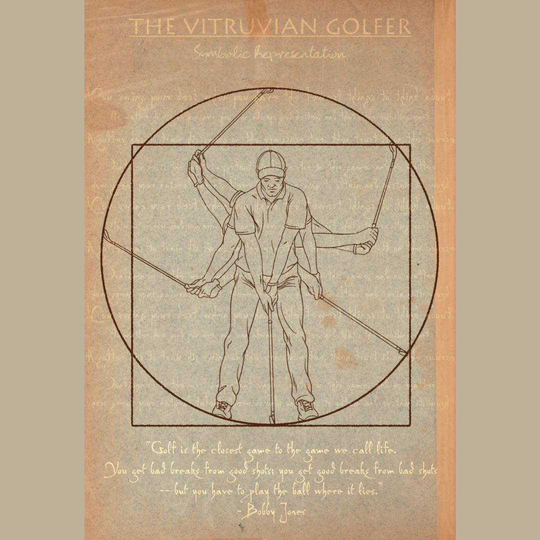 Vitruvian Golfer