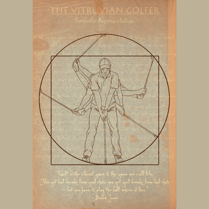 Vitruvian Golfer