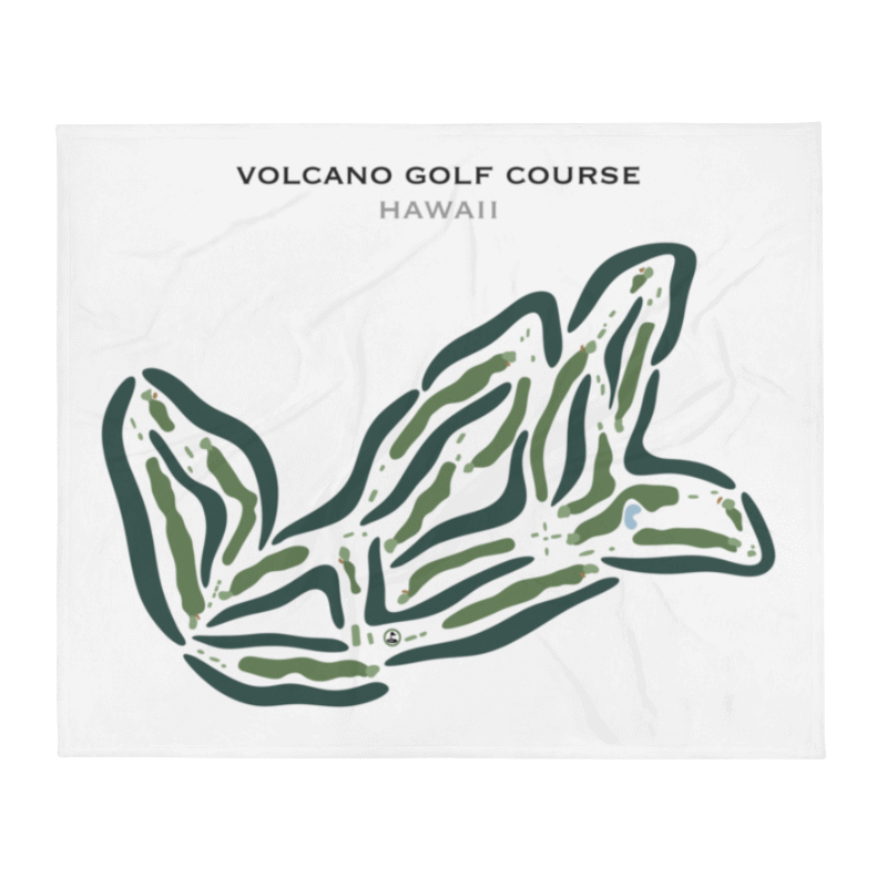 Volcano Golf Course, Hawaii - Printed Golf Courses