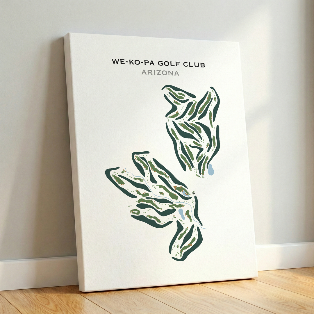 WE-KO-PA Golf Club, Arizona - Printed Golf Courses