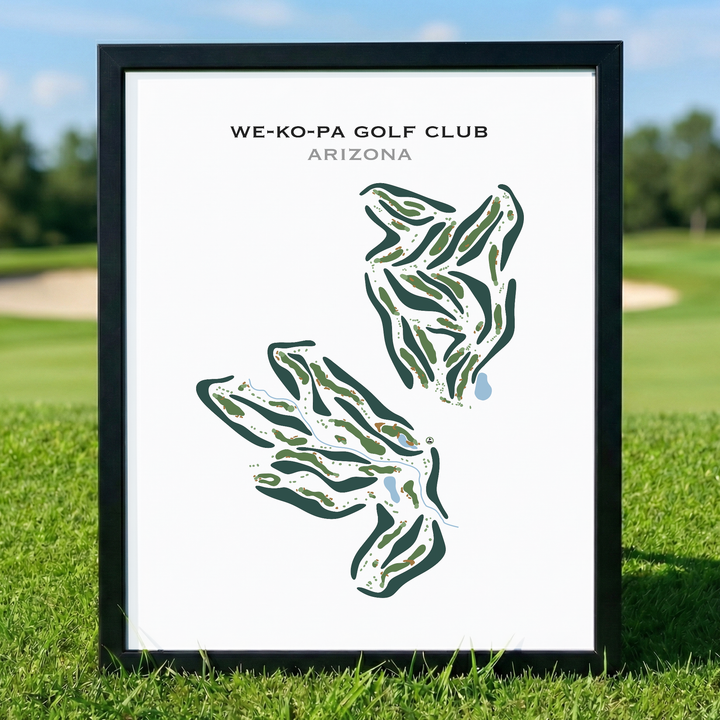 WE-KO-PA Golf Club, Arizona - Printed Golf Courses