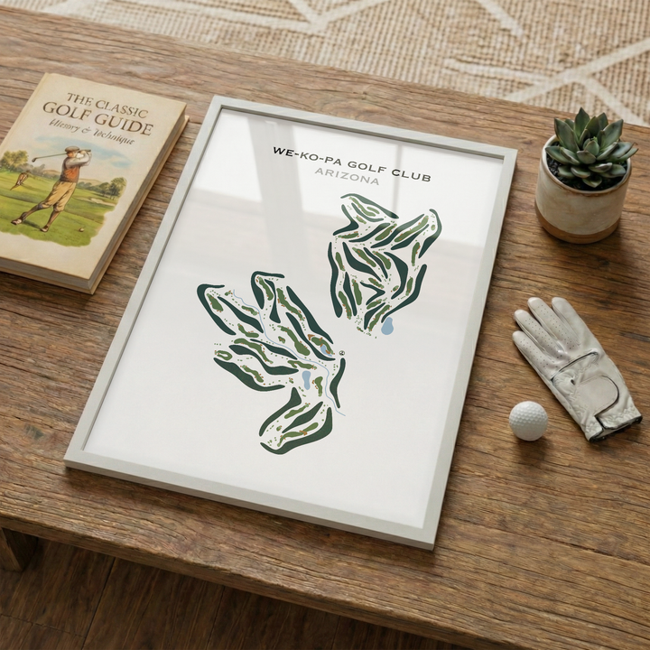 WE-KO-PA Golf Club, Arizona - Printed Golf Courses