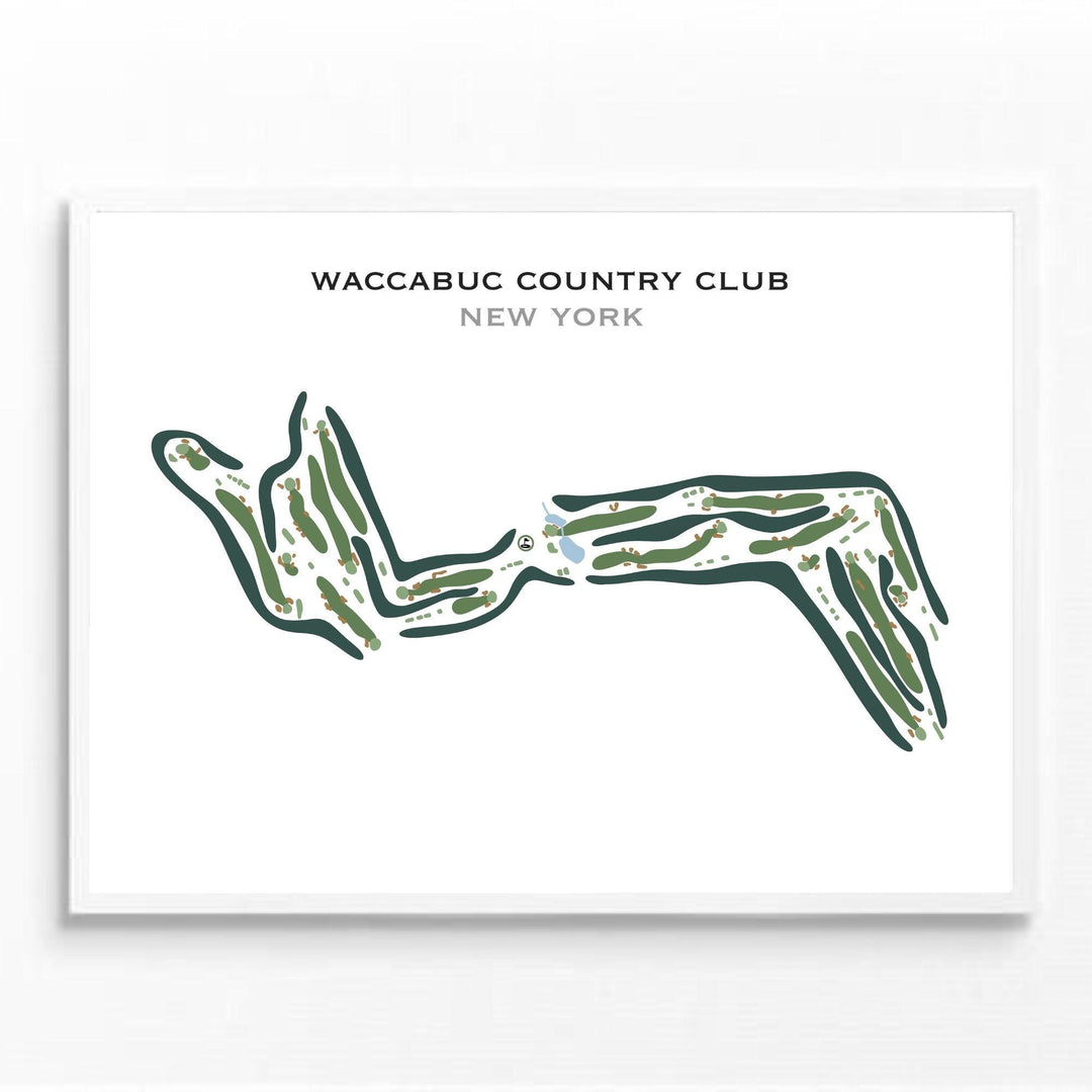 Waccabuc Country Club, New York - Printed Golf Course