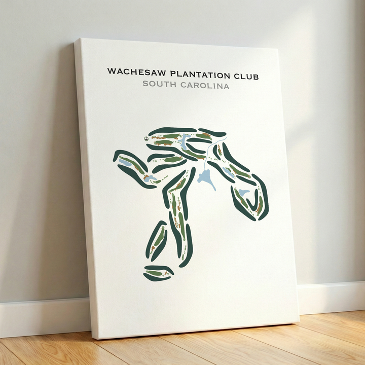 Wachesaw Plantation Club, South Carolina - Printed Golf Courses