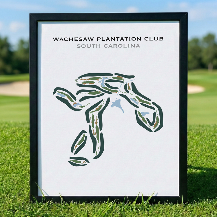 Wachesaw Plantation Club, South Carolina - Printed Golf Courses