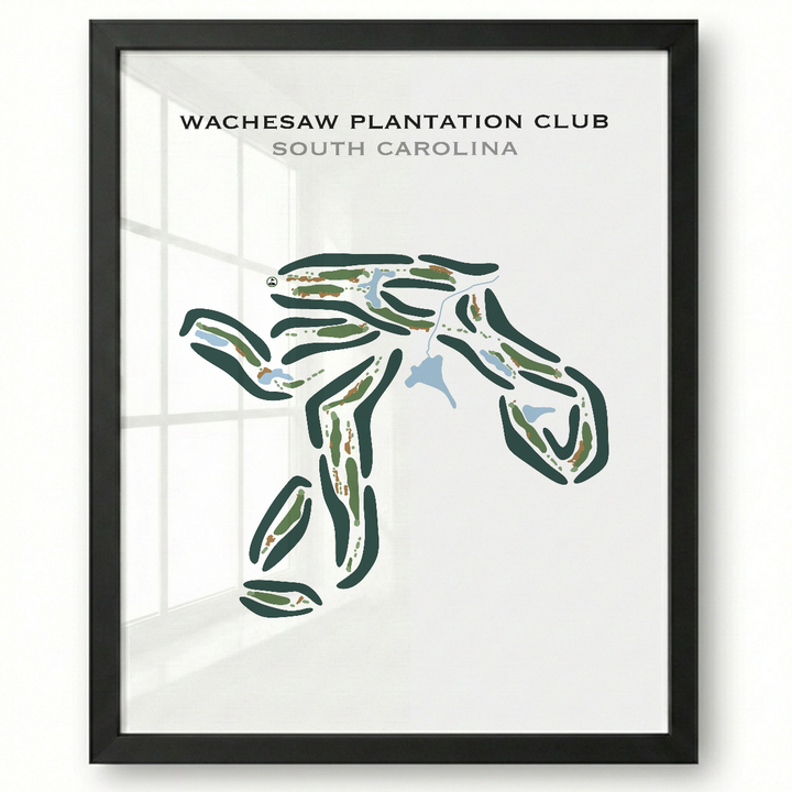 Wachesaw Plantation Club, South Carolina - Printed Golf Courses