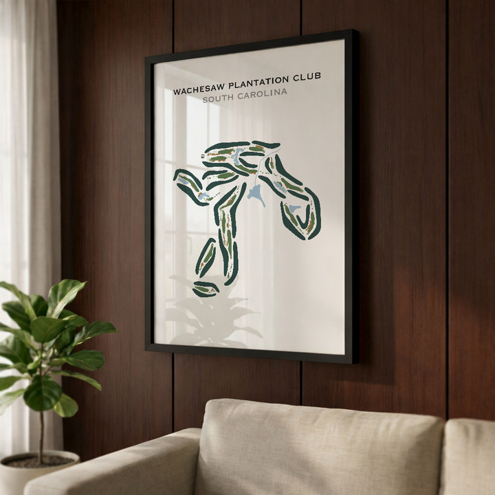 Wachesaw Plantation Club, South Carolina - Printed Golf Courses