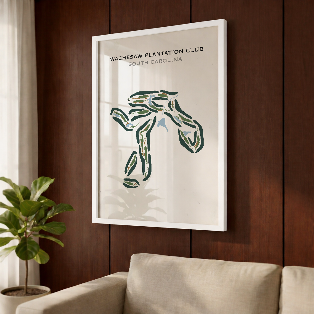 Wachesaw Plantation Club, South Carolina - Printed Golf Courses